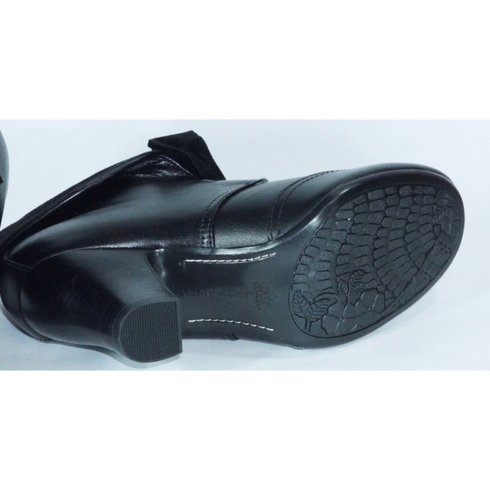 Hush Puppies Women's Black Bow Tie Ankle Boots 7 - Picture 6 of 8